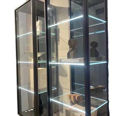 Ánh sáng tháp kính đơn mặt đất hiện đại Ánh sáng tháp kính LED màu trắng ấm