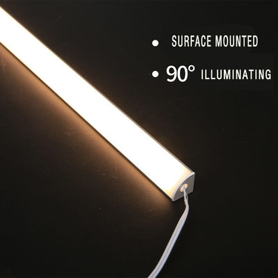 Đèn tủ LED hiện đại được gắn trên bề mặt nhôm anodized