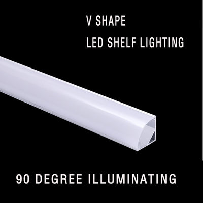Đèn tủ LED hiện đại được gắn trên bề mặt nhôm anodized