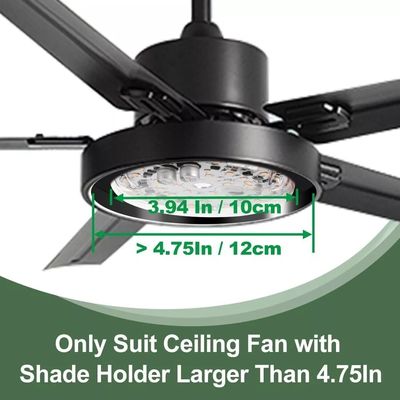 120V 15W Driverless Dia 100mm đèn LED cho đèn quạt LED với chứng chỉ ETL Đổi đèn quạt trần LED