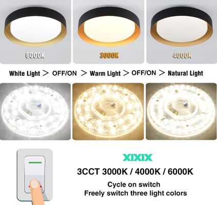 Dia125mm bảng PCB tròn 4.9' 'LED Retrofit Light Kit 22W Màu 3CCT 3000K/4500K/6000K CRI90 Đối với Đèn Quạt Trần Đường Đường Đường Đường Đường Đường Đường Đường Đường Đường Đường Đường Đường Đường Đường Đường Đường Đường Đường 120V 2200LM