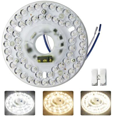 Dia125mm bảng PCB tròn 4.9' 'LED Retrofit Light Kit 22W Màu 3000K/4500K/6000K CRI90 Đối với tấm PCB thay thế đèn quạt trần nhà,Thần đèn LED Retrofit Kit,120V 2200LM,