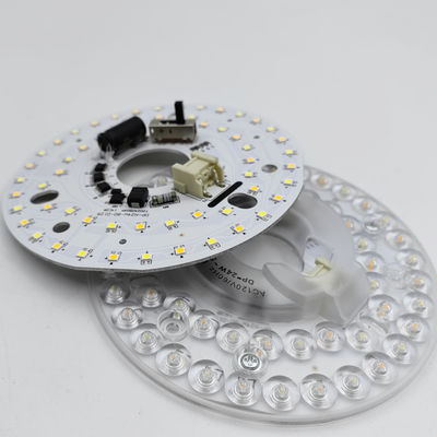 Dia125mm 4.9inch 24W đèn quạt trần LED Retrofit Kit Đèn trần thay thế 5CCT 3000K 3500K 4000K 5000K 6000K Điều chỉnh 12W 18W 24W Switch, 2800LM 120V ETL 2 4 Watt