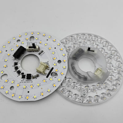 Dia125mm 4.9inch 24W đèn quạt trần LED Retrofit Kit Đèn trần thay thế 5CCT 3000K 3500K 4000K 5000K 6000K Điều chỉnh 12W 18W 24W Switch, 2800LM 120V ETL 2 4 Watt