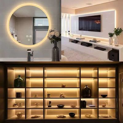 Đèn dải LED linh hoạt 600 đơn vị Đèn dải LED chống nước 12 Volt Đèn dải LED gói 16,4ft / 5m cho bữa tiệc nhà nghỉ Nội thất ngoài trời trang trí chống nước màu trắng 1 gói