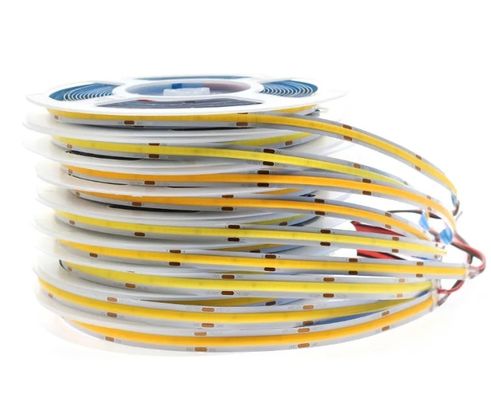 COB Dải ánh sáng ô tô LED Dải ánh sáng 320led 384led 480led 528led 768leds RGB COB LED Dải ánh sáng cho hồ sơ nhôm