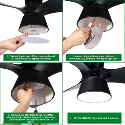 Dia100mm bảng PCB tròn 12w 15w AC 110V 120V 230V 3.93 'Retrofit Light Kit cho Trần nhà Ánh sáng Trần nhà Fan Đèn thay thế Panel PCB 15W 90 Dimmable