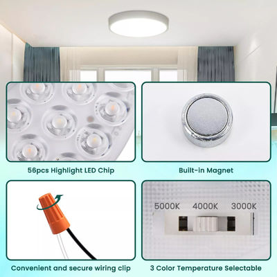 Dia100mm bảng PCB tròn 12w 15w AC 110V 120V 230V 3.93 'Retrofit Light Kit cho Trần nhà Ánh sáng Trần nhà Fan Đèn thay thế Panel PCB 15W 90 Dimmable