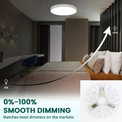 ERP Rosh LED Modules 5CCT 12W/18W/24W DIP Switch Ceiling Light Fan With Witch Power Thay thế LED Module