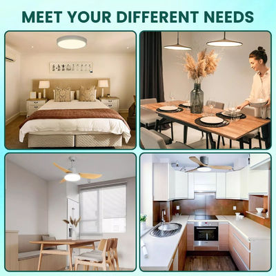 ERP Rosh LED Modules 5CCT 12W/18W/24W DIP Switch Ceiling Light Fan With Witch Power Thay thế LED Module