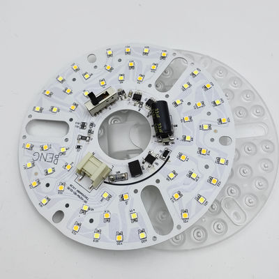 5CCT 18W / 24W DIP Switch Quạt đèn trần với sức mạnh phù thủy Thay thế LED Module 120V Quạt trần Panel Retrofit Kit With DOB Modules