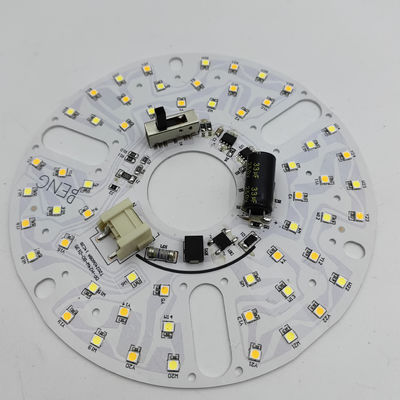 5CCT 18W / 24W DIP Switch Quạt đèn trần với sức mạnh phù thủy Thay thế LED Module 120V Quạt trần Panel Retrofit Kit With DOB Modules
