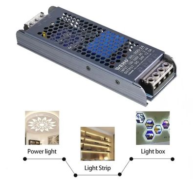 AC đến DC Ultra Thin And Slim nguồn điện 12V / 24V 60W 100W 150W LED Driver Chuyển nguồn điện cho Led Strip Light Tin Box
