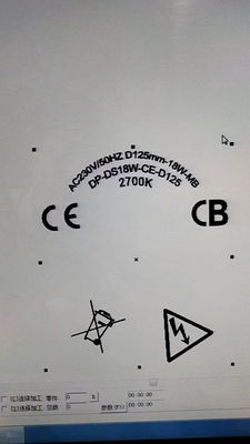 Đổi đèn quạt trần LED: sản phẩm mới: dia125mm màu đơn 2700K, chứng nhận CE ROHS ERP được phê duyệt