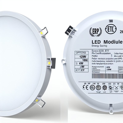 Đèn LED Panel tròn 24W có thể điều chỉnh CCT, được chứng nhận ERP ETL