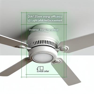 Đèn LED thay thế quạt trần được chứng nhận Energy Star 135mm