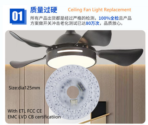 Dia125mm 120V 18W ETL Đánh bóng trần được liệt kê thay thế đèn LED Đèn LED có thể tắt