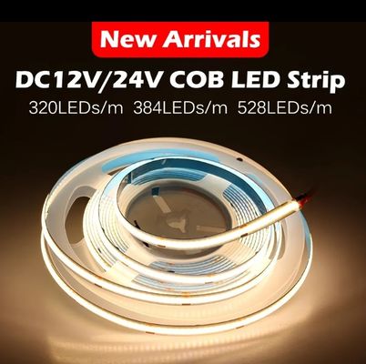 COB Dải ánh sáng ô tô LED Dải ánh sáng 320led 384led 480led 528led 768leds RGB COB LED Dải ánh sáng cho hồ sơ nhôm