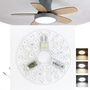 ERP Rosh LED Modules 5CCT 12W/18W/24W DIP Switch Ceiling Light Fan With Witch Power Thay thế LED Module