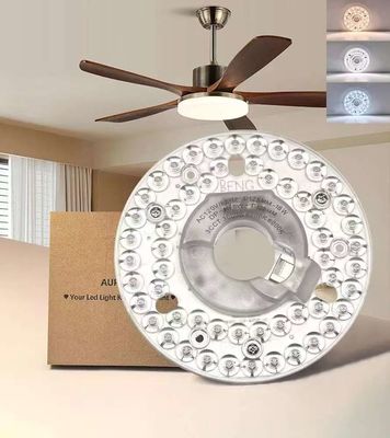 4.92  Đèn đèn LED quạt trần toàn cầu Thay thế quạt trần quạt lắp đặt trần, 18W 3CCT 3000K 4000K 6000K 1500LM CRI90 Giải pháp giá cả phải chăng có thể giảm độ sáng cho Hampton Bay Harbor Breeze Hunter